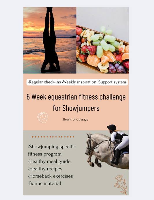 6 week equestrian fitness challenge for Showjumpers